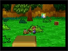 In game image of Mario Story on the Nintendo N64.