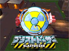 Title screen of Blast Dozer on the Nintendo N64.