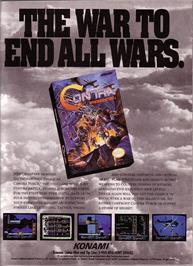 Advert for Contra Force on the Nintendo NES.