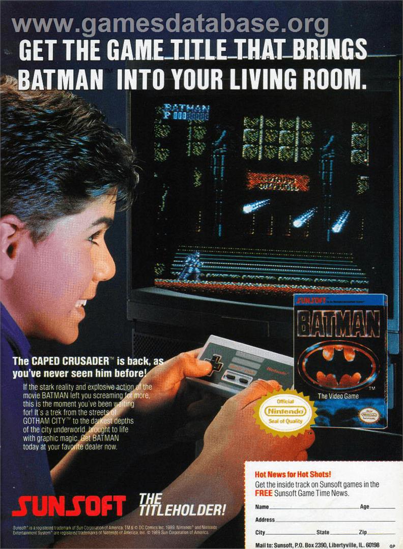 batman the video game nes