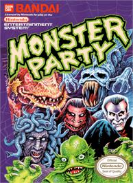 Box cover for Monster Party on the Nintendo NES.