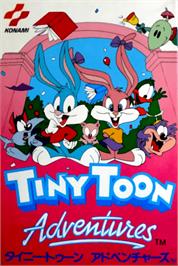 Box cover for Tiny Toon Adventures on the Nintendo NES.