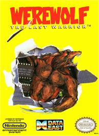 Box cover for Werewolf: The Last Warrior on the Nintendo NES.
