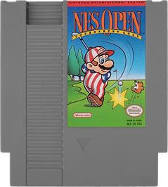 Cartridge artwork for Open Tournament Golf on the Nintendo NES.