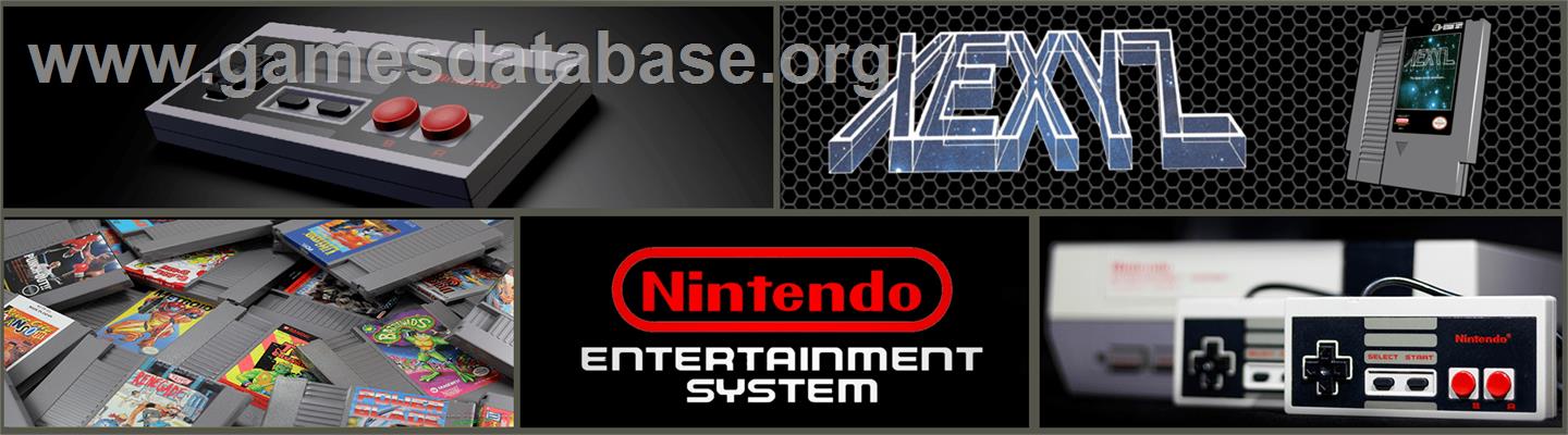 Xexyz - Nintendo NES - Artwork - Marquee