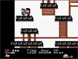 In game image of Ganbare Goemon 2 on the Nintendo NES.