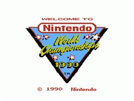In game image of Nintendo World Championships 1990 on the Nintendo NES.