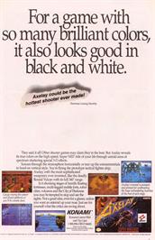 Advert for Axelay on the Nintendo SNES.