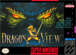 Box cover for Dragon View on the Nintendo SNES.