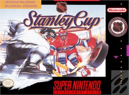 Box cover for NHL Stanley Cup on the Nintendo SNES.