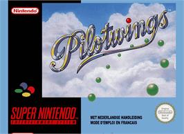 Box cover for Pilotwings on the Nintendo SNES.