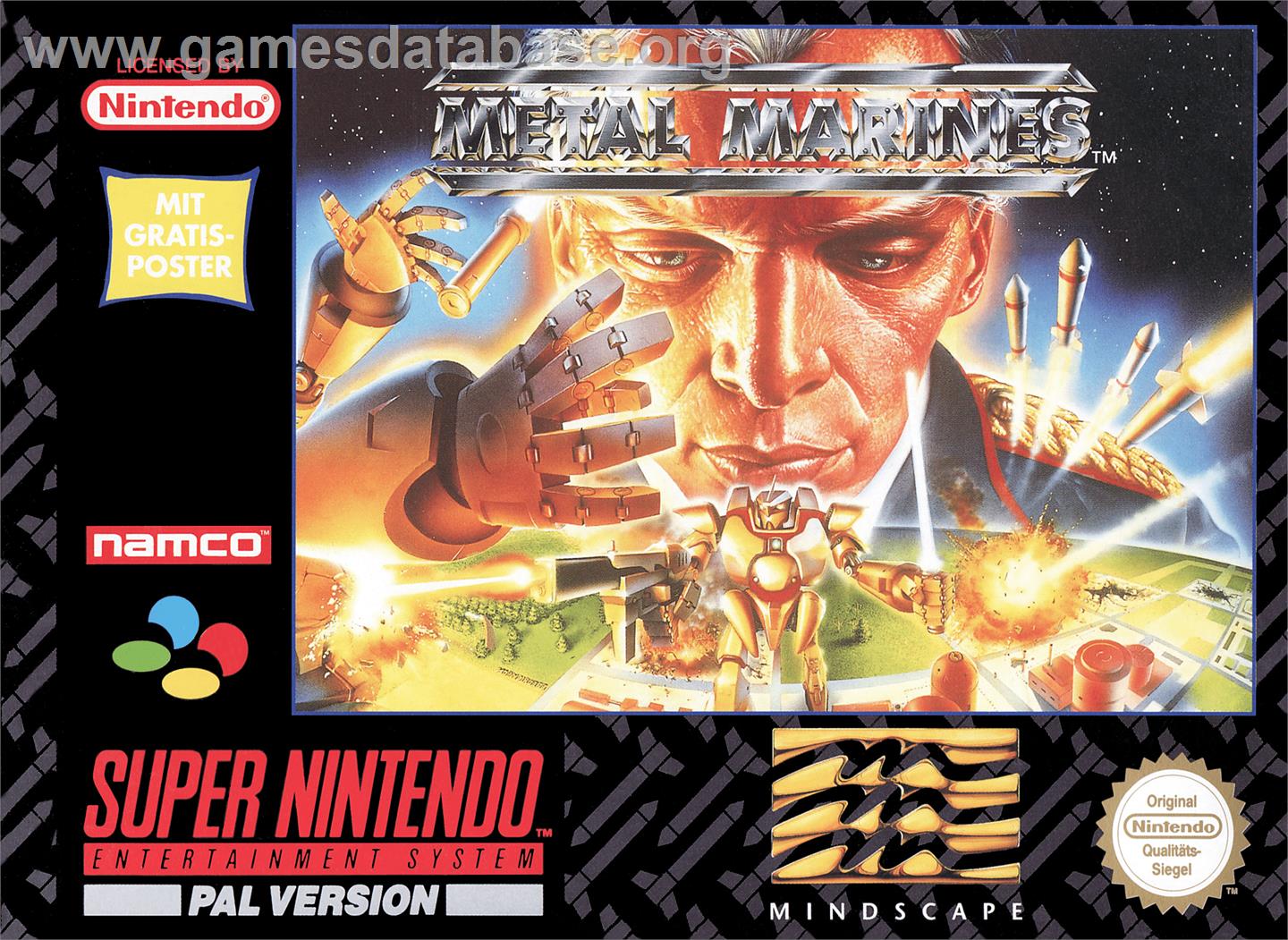 Metal Marines - Nintendo SNES - Artwork - Box