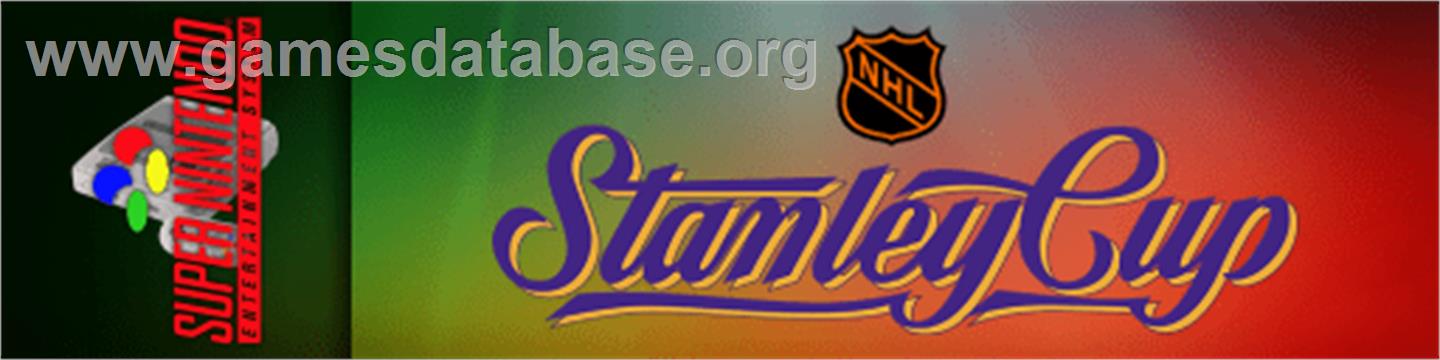 NHL Stanley Cup - Nintendo SNES - Artwork - Marquee