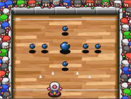 In game image of Bomberman B-Daman on the Nintendo SNES.