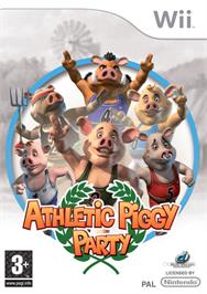 Box cover for Athletic Piggy Party on the Nintendo Wii.