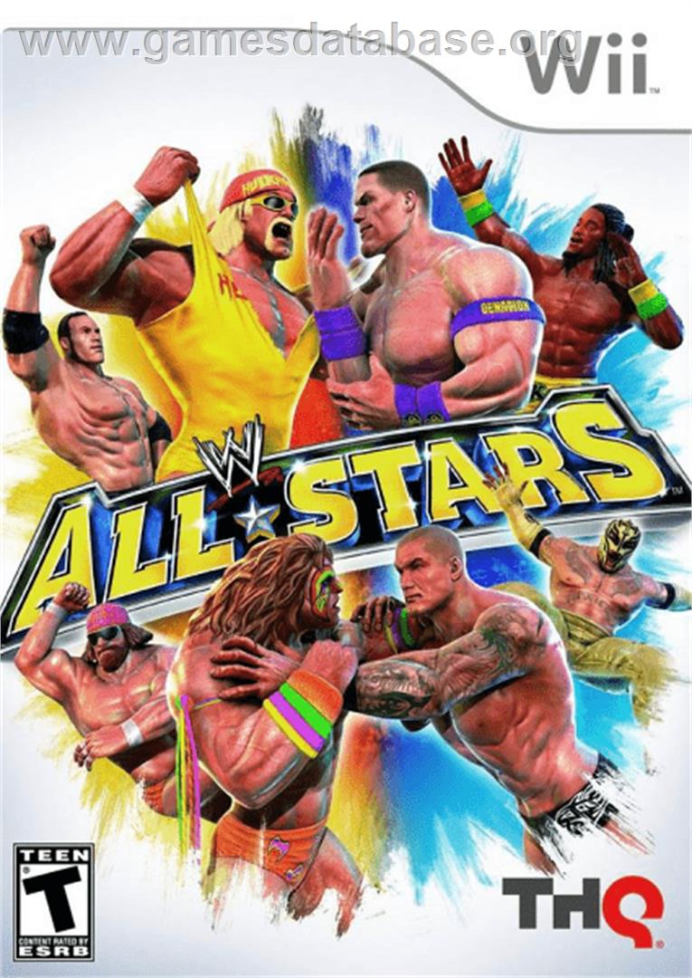 WWE All Stars - Nintendo Wii - Artwork - Box