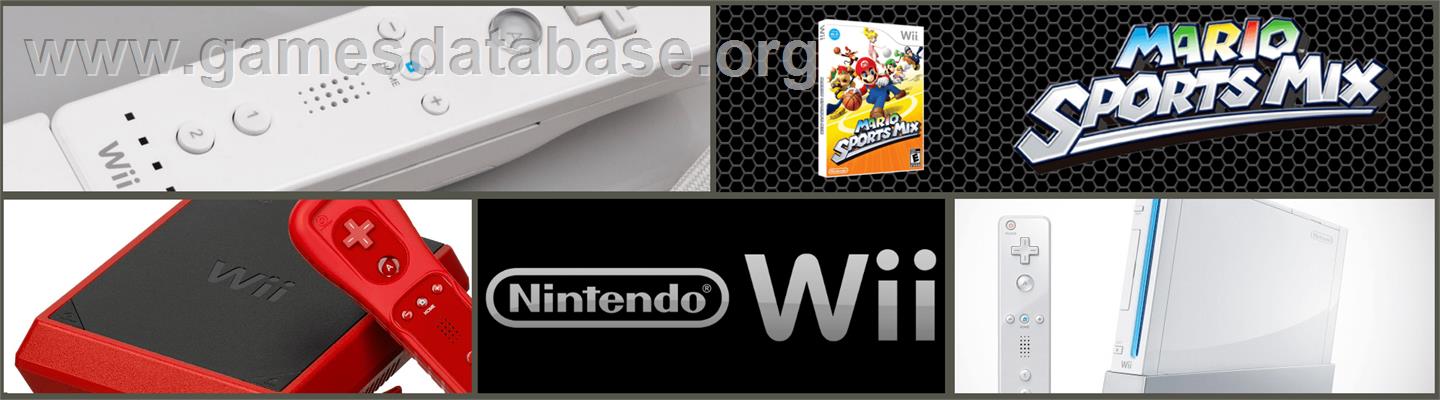 Mario Sports Mix - Nintendo Wii - Artwork - Marquee