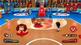 In game image of Mario Sports Mix on the Nintendo Wii.