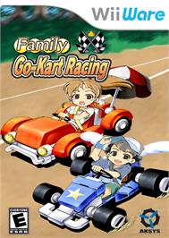 Box cover for Family Go-Kart Racing on the Nintendo WiiWare.