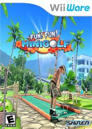 Box cover for Fun! Fun! Minigolf on the Nintendo WiiWare.