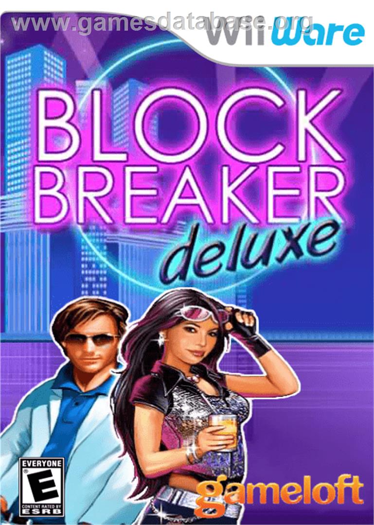 Block Breaker Deluxe - Nintendo WiiWare - Artwork - Box