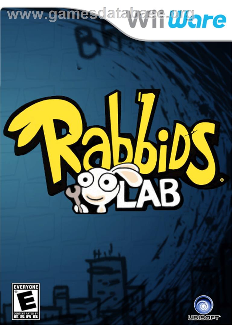 Rabbids Lab - Nintendo WiiWare - Artwork - Box