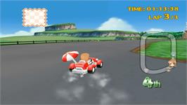 In game image of Family Go-Kart Racing on the Nintendo WiiWare.