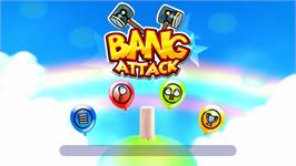 Title screen of Bang Attack on the Nintendo WiiWare.