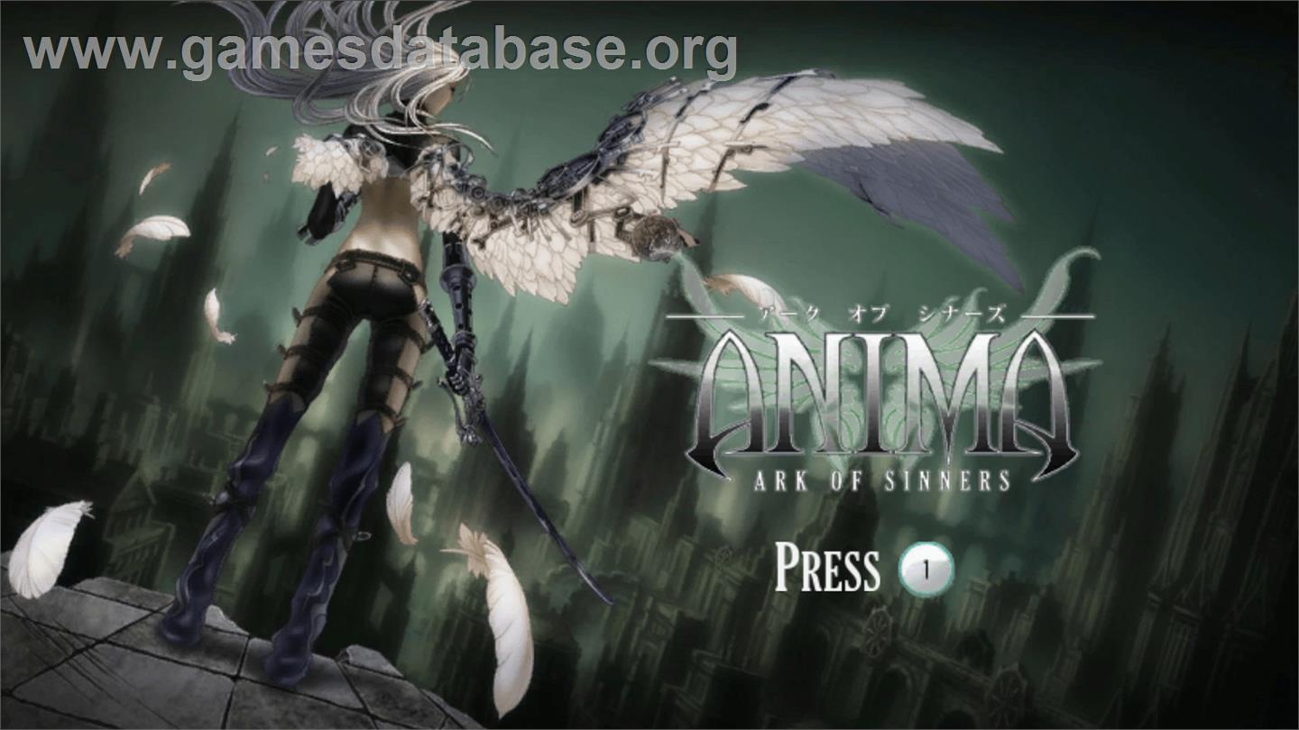 ANIMA - Ark of Sinners - Nintendo WiiWare - Artwork - Title Screen