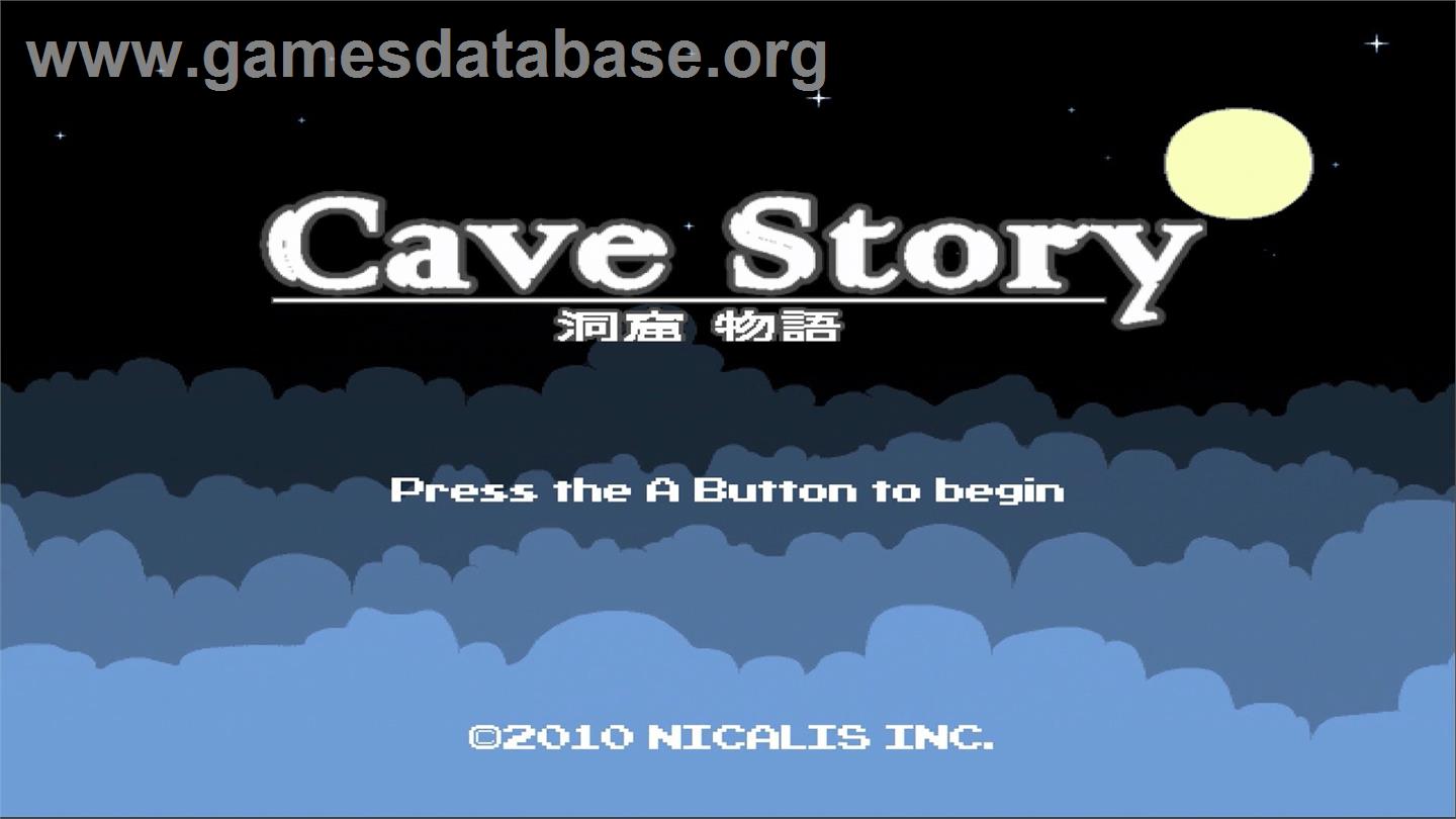 Cave Story - Nintendo WiiWare - Artwork - Title Screen