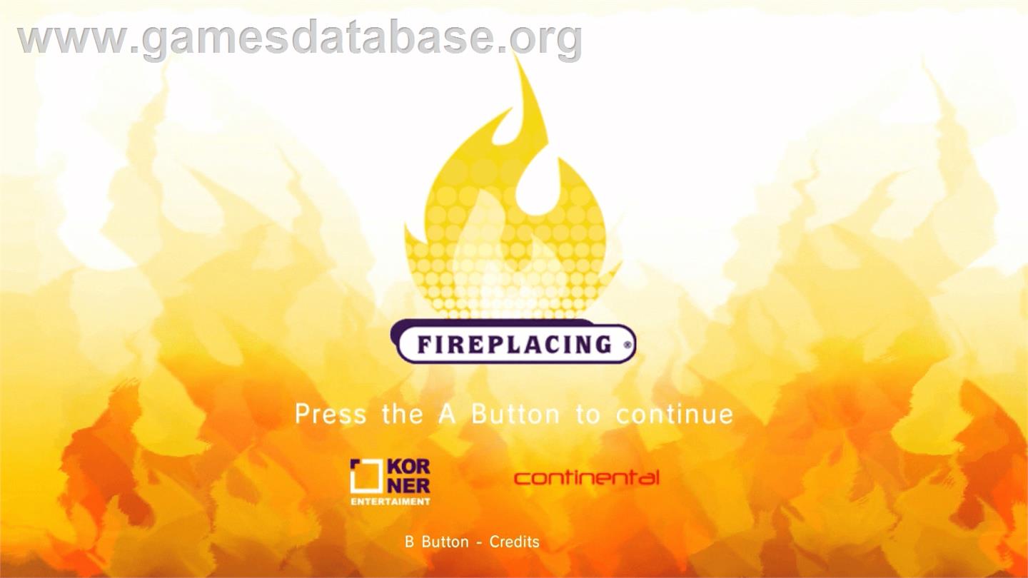 Fireplacing - Nintendo WiiWare - Artwork - Title Screen