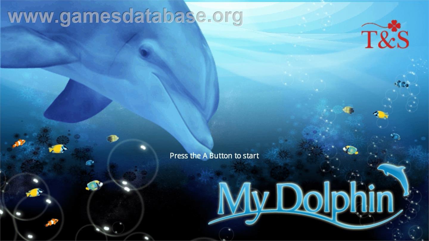 My Dolphin - Nintendo WiiWare - Artwork - Title Screen