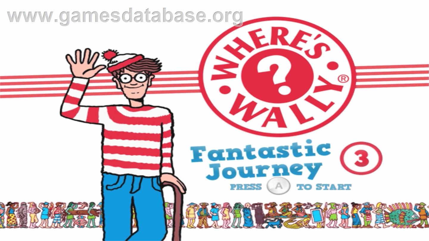 Where's Wally - Fantastic Journey 3 - Nintendo WiiWare - Artwork - Title Screen