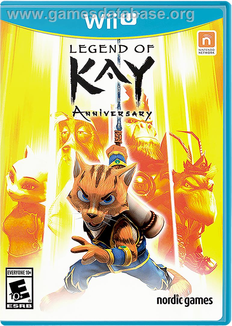 Legend of Kay Anniversary - Nintendo Wii U - Artwork - Box