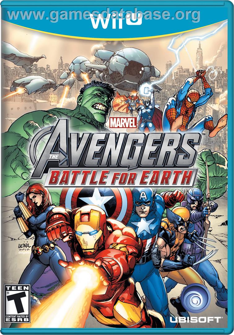 Marvel Avengers - Battle for Earth - Nintendo Wii U - Artwork - Box