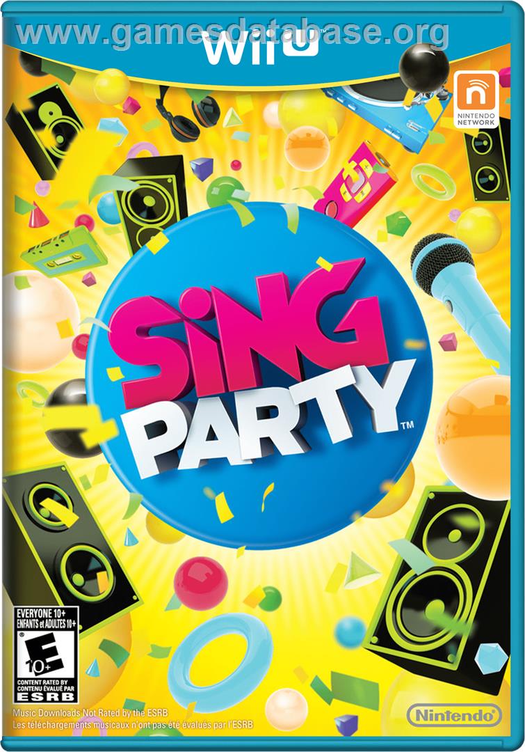 SiNG Party - Nintendo Wii U - Artwork - Box