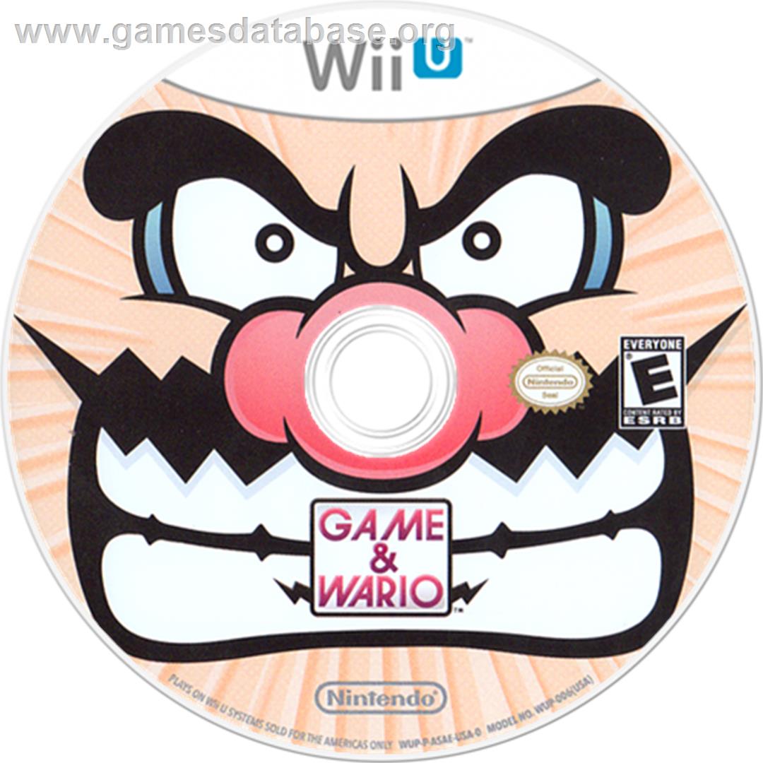 Game & Wario - Nintendo Wii U - Artwork - Disc