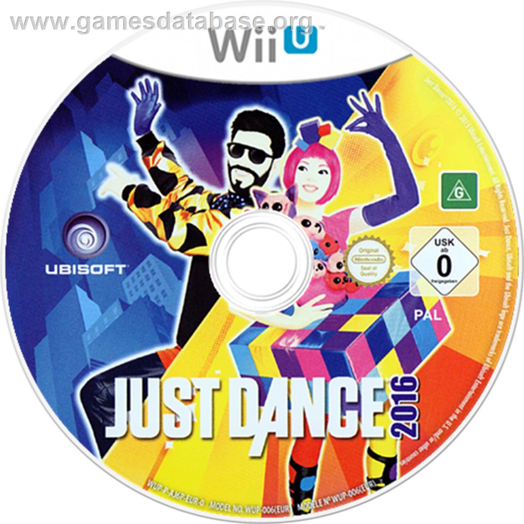 Just Dance 2016 - Nintendo Wii U - Artwork - Disc