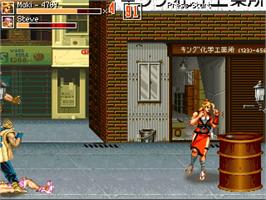 In game image of Final Fight Apocalypse - 1st Edition on the OpenBOR.