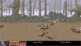 In game image of Golden Axe Remake on the OpenBOR.