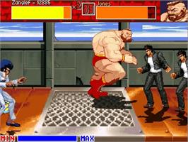 In game image of Red Cyclone Zangief on the OpenBOR.