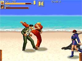 In game image of Street Fighter - Beats of Rage Remix II on the OpenBOR.