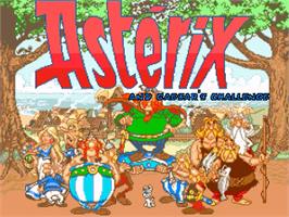 Title screen of Asterix and Caesars Challenge on the OpenBOR.