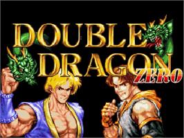 Title screen of Double Dragon Zero on the OpenBOR.