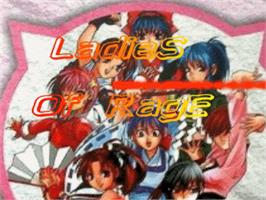 Title screen of Ladies of Rage on the OpenBOR.