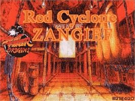 Title screen of Red Cyclone Zangief on the OpenBOR.