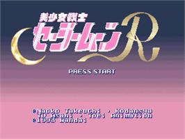 Title screen of Sailor Moon Plus on the OpenBOR.