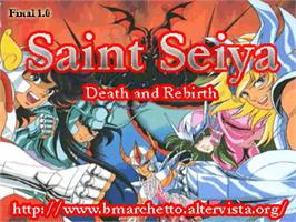 Title screen of Saint Seiya Death & Rebirth on the OpenBOR.