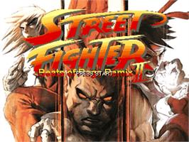 Title screen of Street Fighter - Beats of Rage Remix II on the OpenBOR.