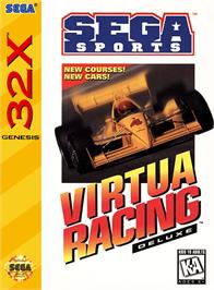 Box cover for Virtua Racing Deluxe on the Sega 32X.